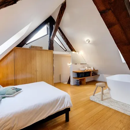 아파트 Le Septqatre - Grand Triplex Au Coeur De La Vieille