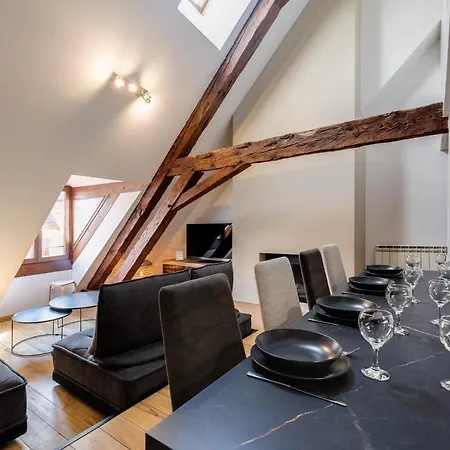 아파트 Le Septqatre - Grand Triplex Au Coeur De La Vieille 안시